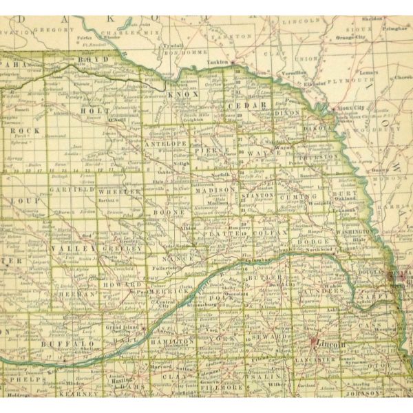 Map - Nebraska, 1897 - Image 4