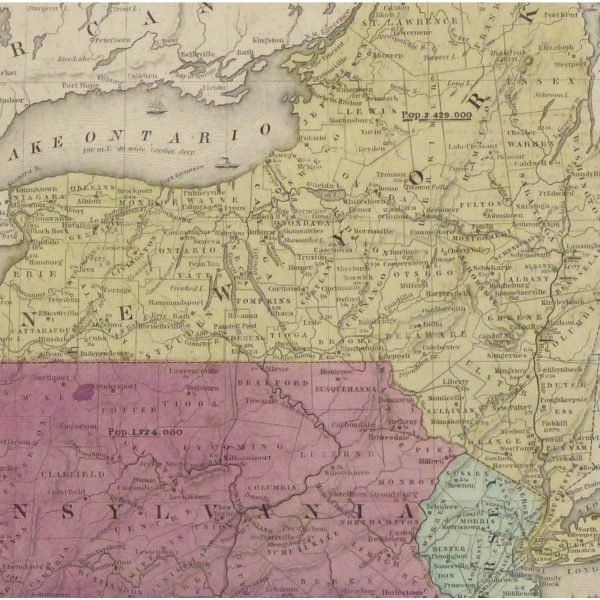 Map - Mid-Atlantic States, 1839 - Image 4