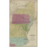 Map - Mid-Atlantic States, 1839