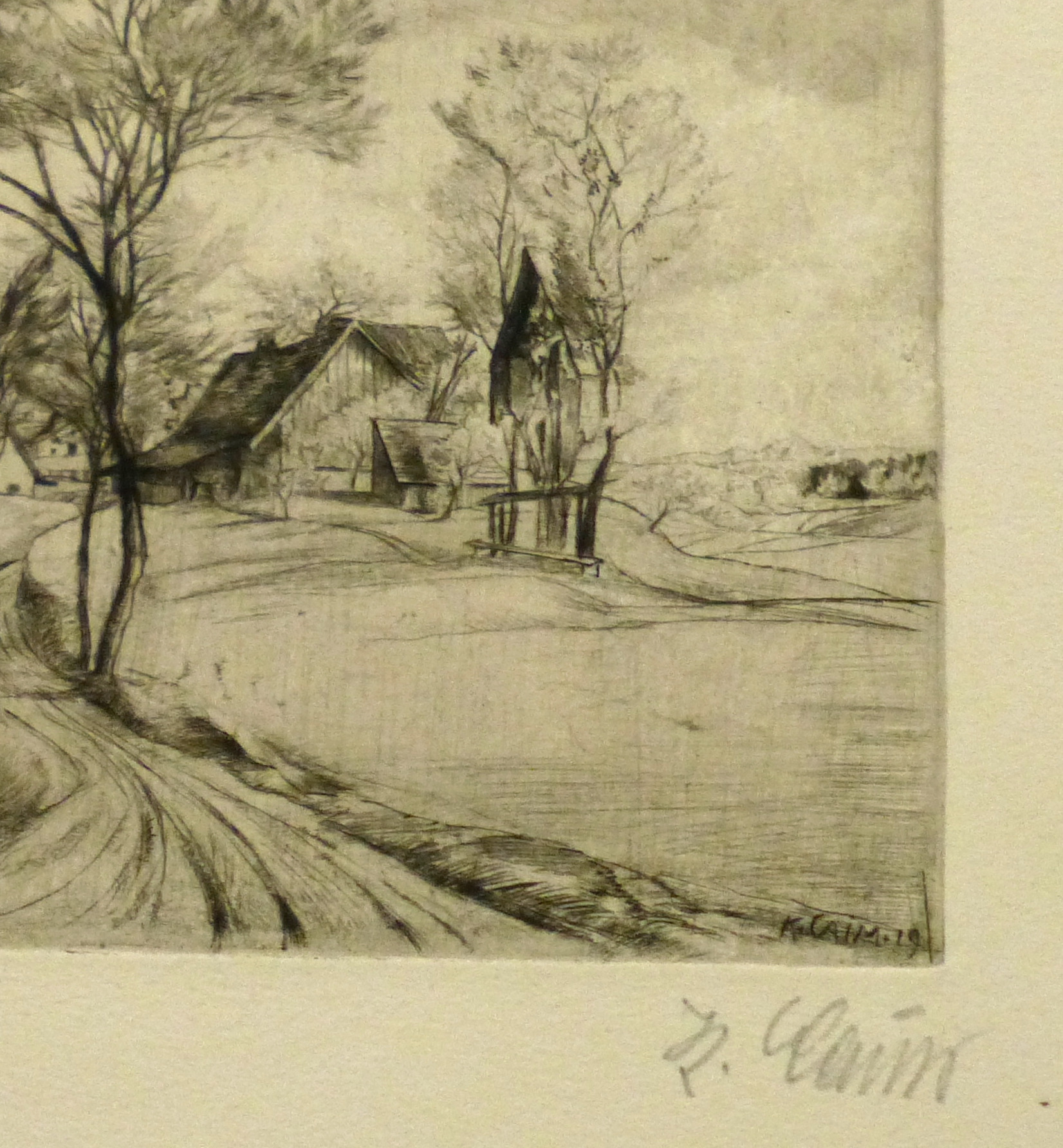 Etching -The Road Ahead - Detail 1 -9957M