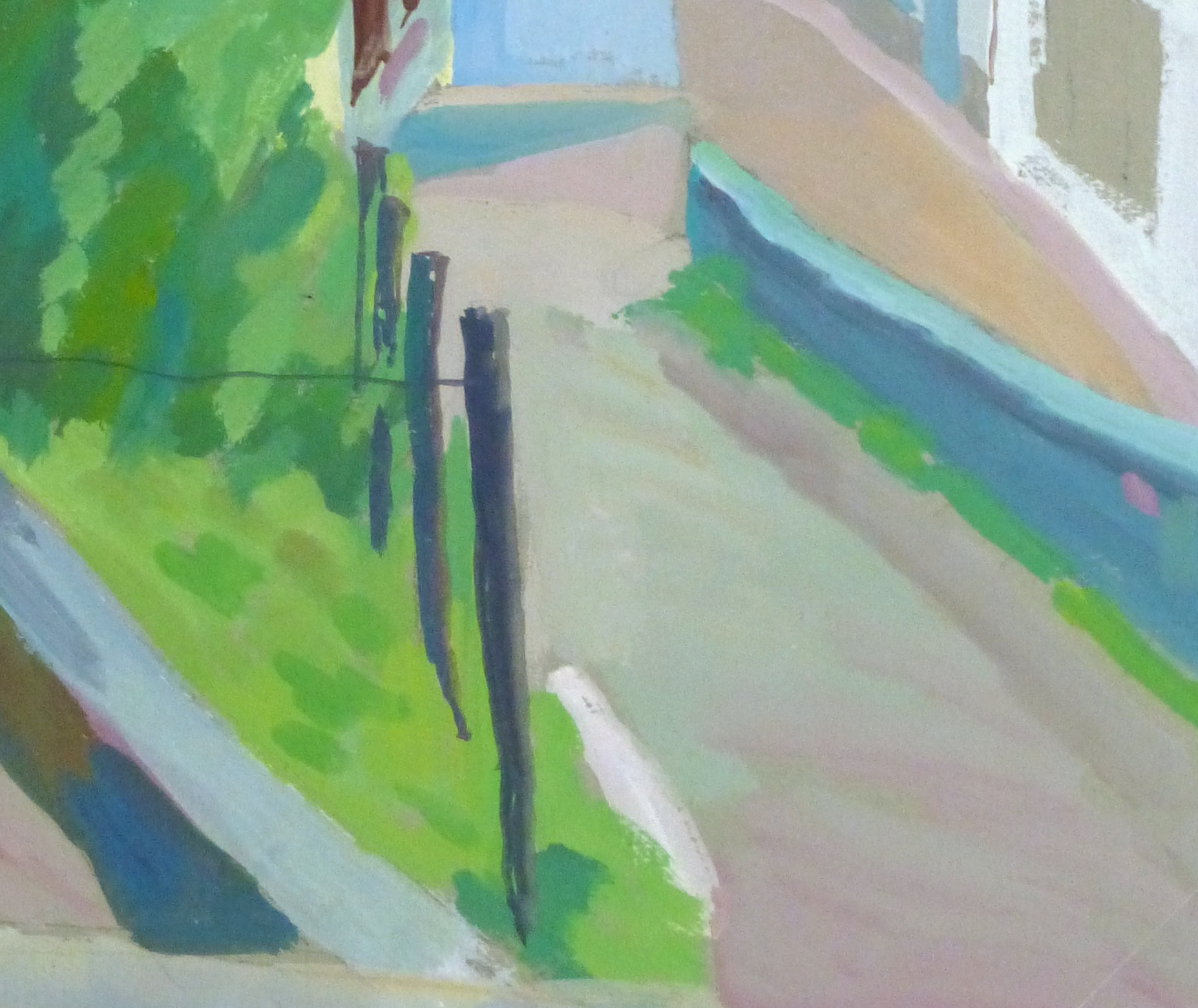 - French Hillside Village - Detail 1 - 9963M