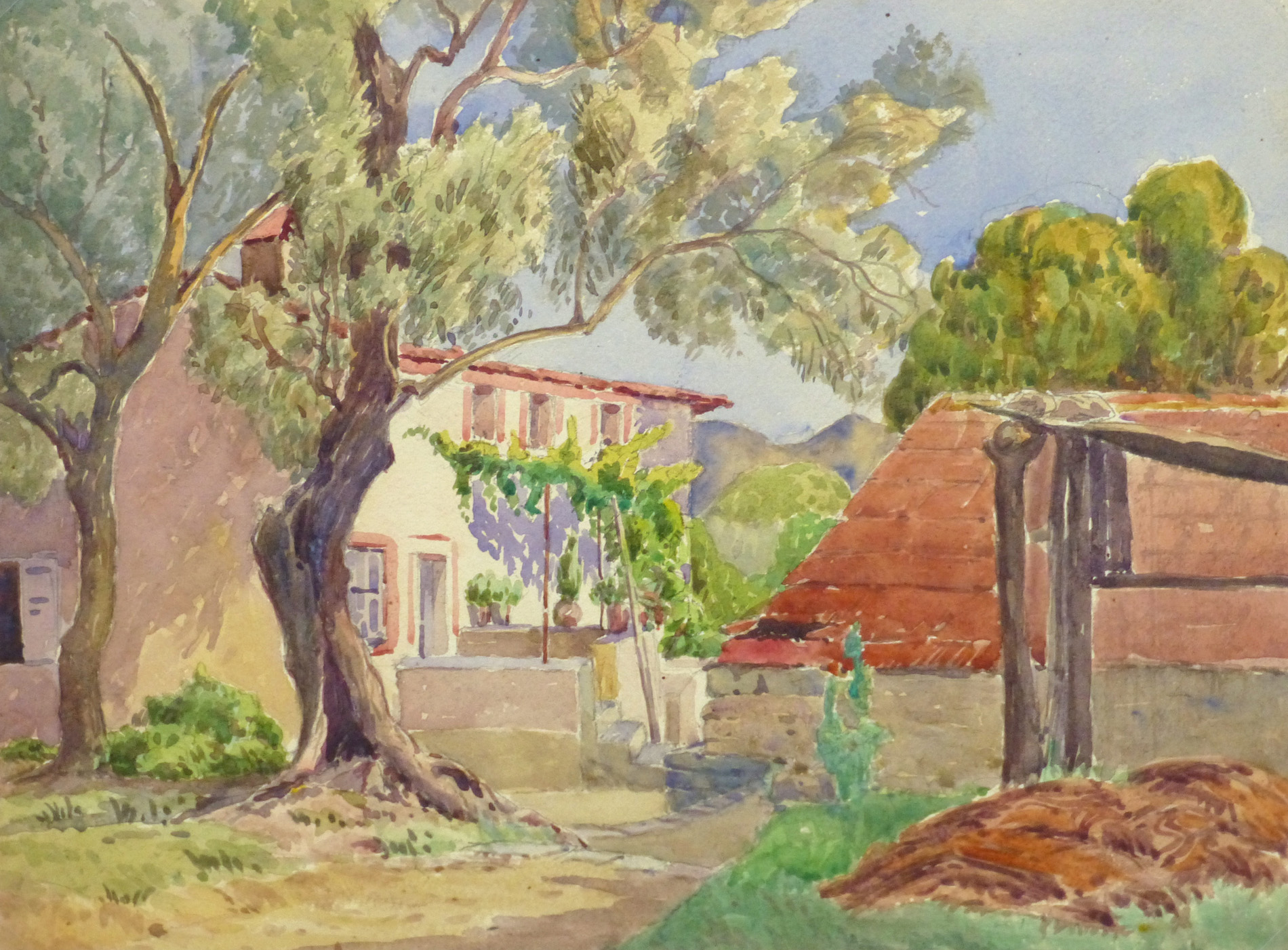 Watercolor Landscape - Provence Home-main-10208M