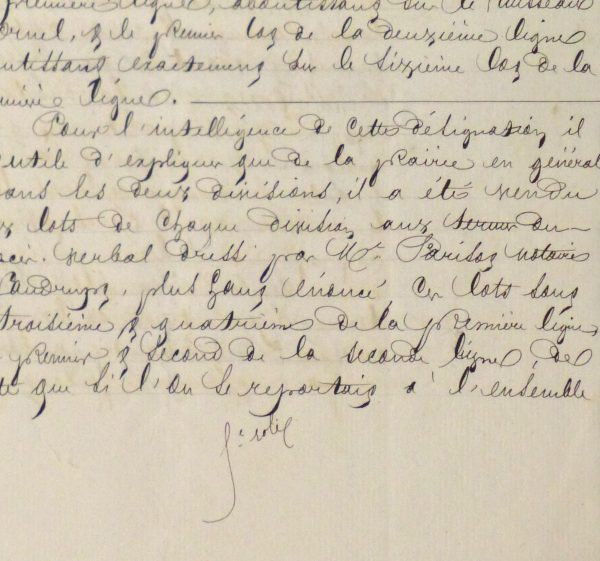 French Manuscript, 1874 - Image 3
