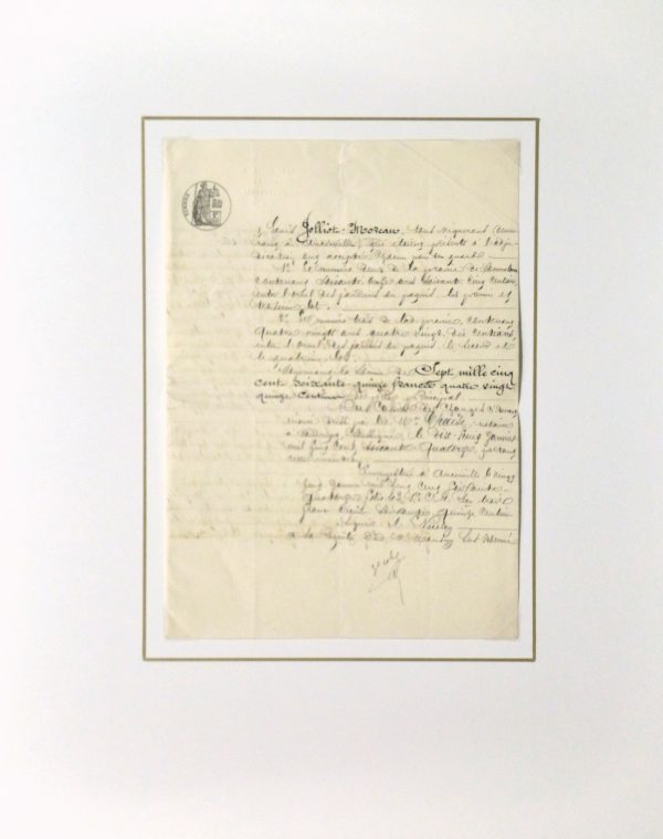 French Manuscript, 1874 - Image 4