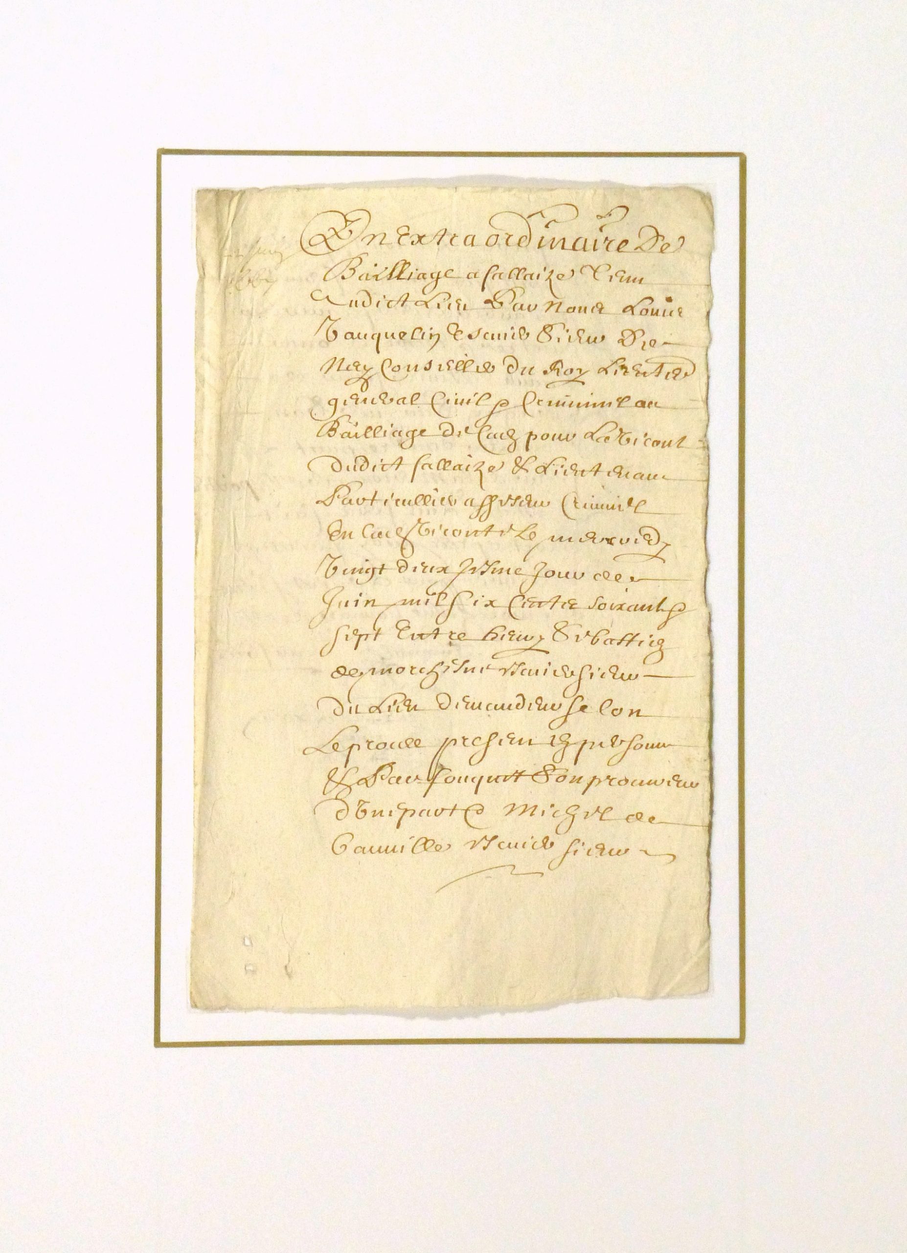 Knight of Morchesne Manuscript-matted-10302M