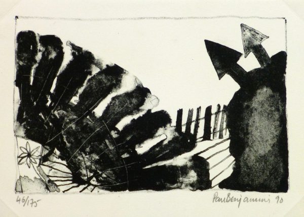 Arrows Abstract Lithograph-main-9289K