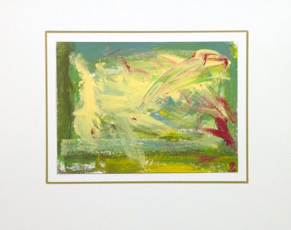 Introspective Abstract, circa 1999-matted-10089K
