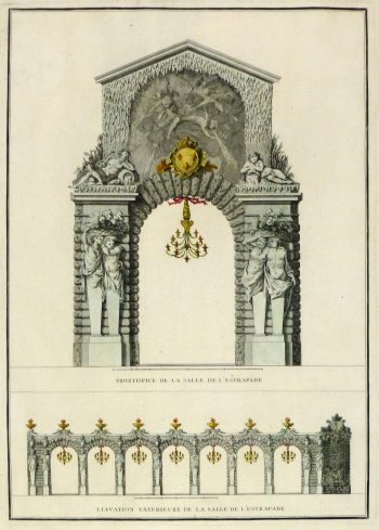 Paris City Decor Engraving, 1745-main-10370M