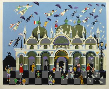 Lithograph - Venice Fantasy, Circa 1970-main-10389M