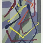 Abstract Lithograph, Circa 1970-main-10391M