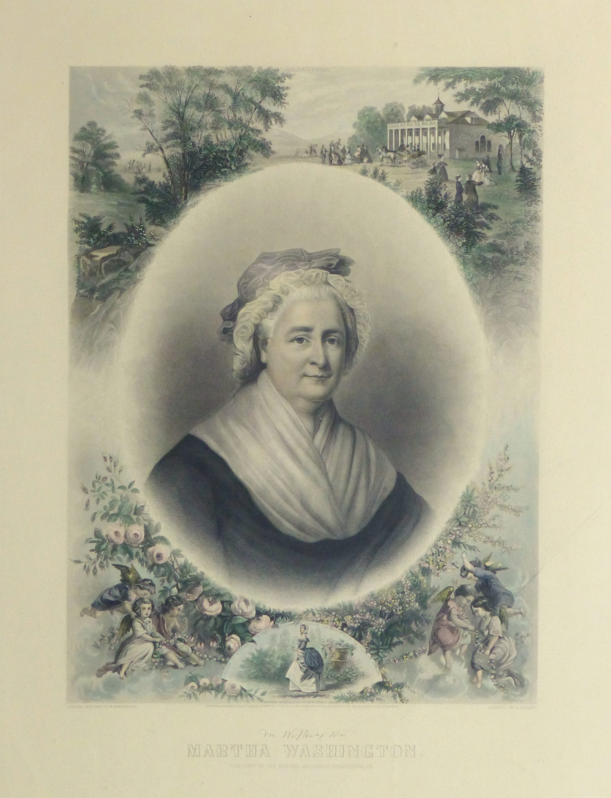 Martha Washington Print, 1870-main-10394M