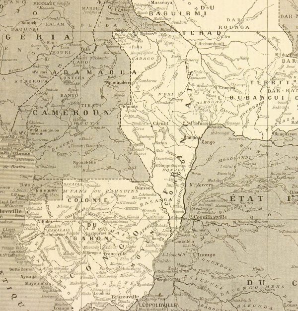 West Africa Map, 1908-detail-5564K
