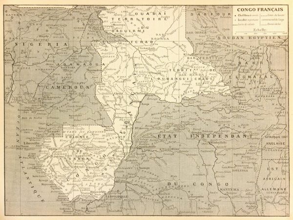 West Africa Map, 1908-main-5564K