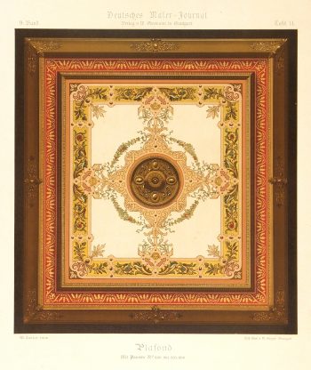 Decorative Ceiling Print, Circa 1880-main-5685K