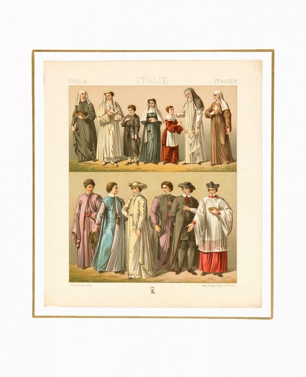 Italian Dress Print, 1888-matted-6210K