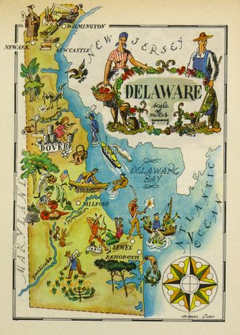 Pictorial Map - Delaware, 1946-main-6243K