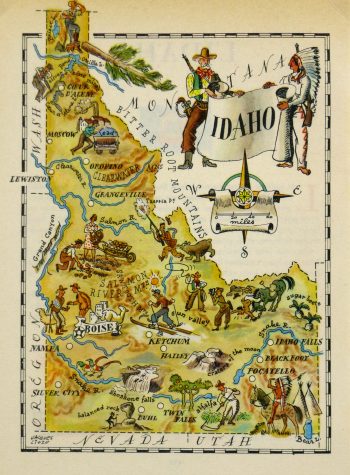 Pictorial Map - Idaho, 1946-main-6244K