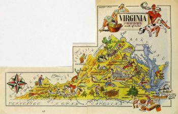 Virginia Pictorial Map, 1946-main-6259K