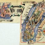New York City Pictorial Map, 1946-main-6265K