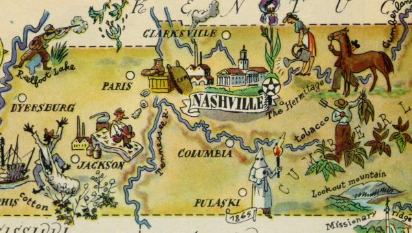 Tennessee Pictorial Map, 1946-detail-6268K