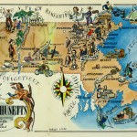 Massachusetts Pictorial Map, 1946-main-6269K
