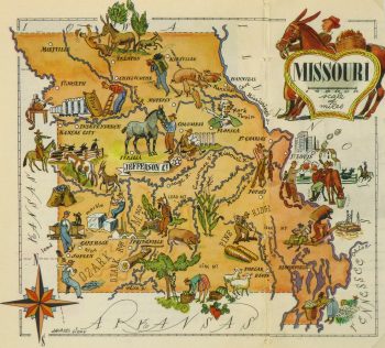 Missouri Pictorial Map, 1946-main-6270K