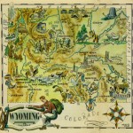 Wyoming Pictorial Map, 1946-main-6274K
