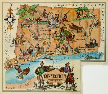 Pictorial Map - Connecticut, 1946-main-6277K