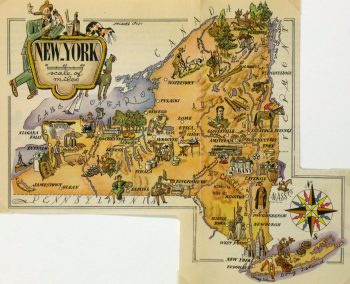 New York Pictorial Map, 1946-main-6278K