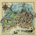 San Francisco Pictorial Map, 1946-main-6282K