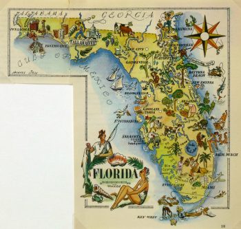 Pictorial Map - Florida, 1946-main-6283K