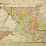 Maryland & Delaware Map, 1895