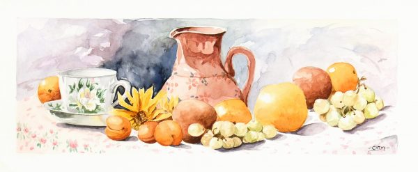 Watercolor Still Life- Season Harvest-main-7017K
