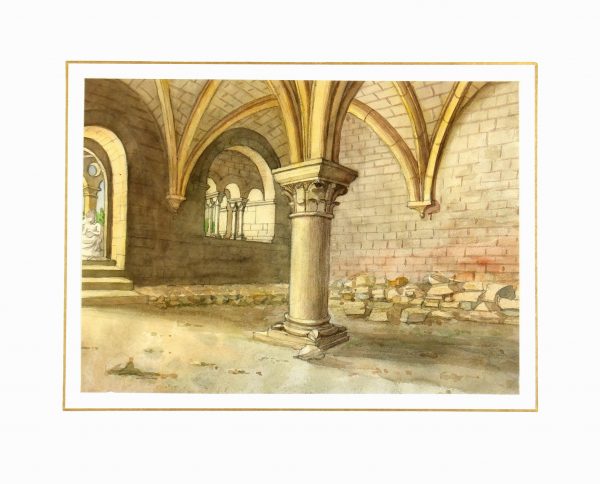 Watercolor - Vaulted Ceiling-matted-7468K