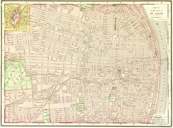 St. Louis, Missouri Map, 1901-main-7636K