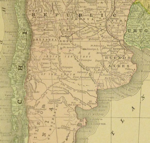 Argentina and Chile, 1890-detail-8197K