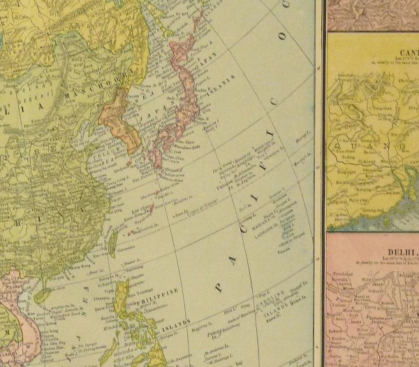 Asia Map, 1890-detail-8208K