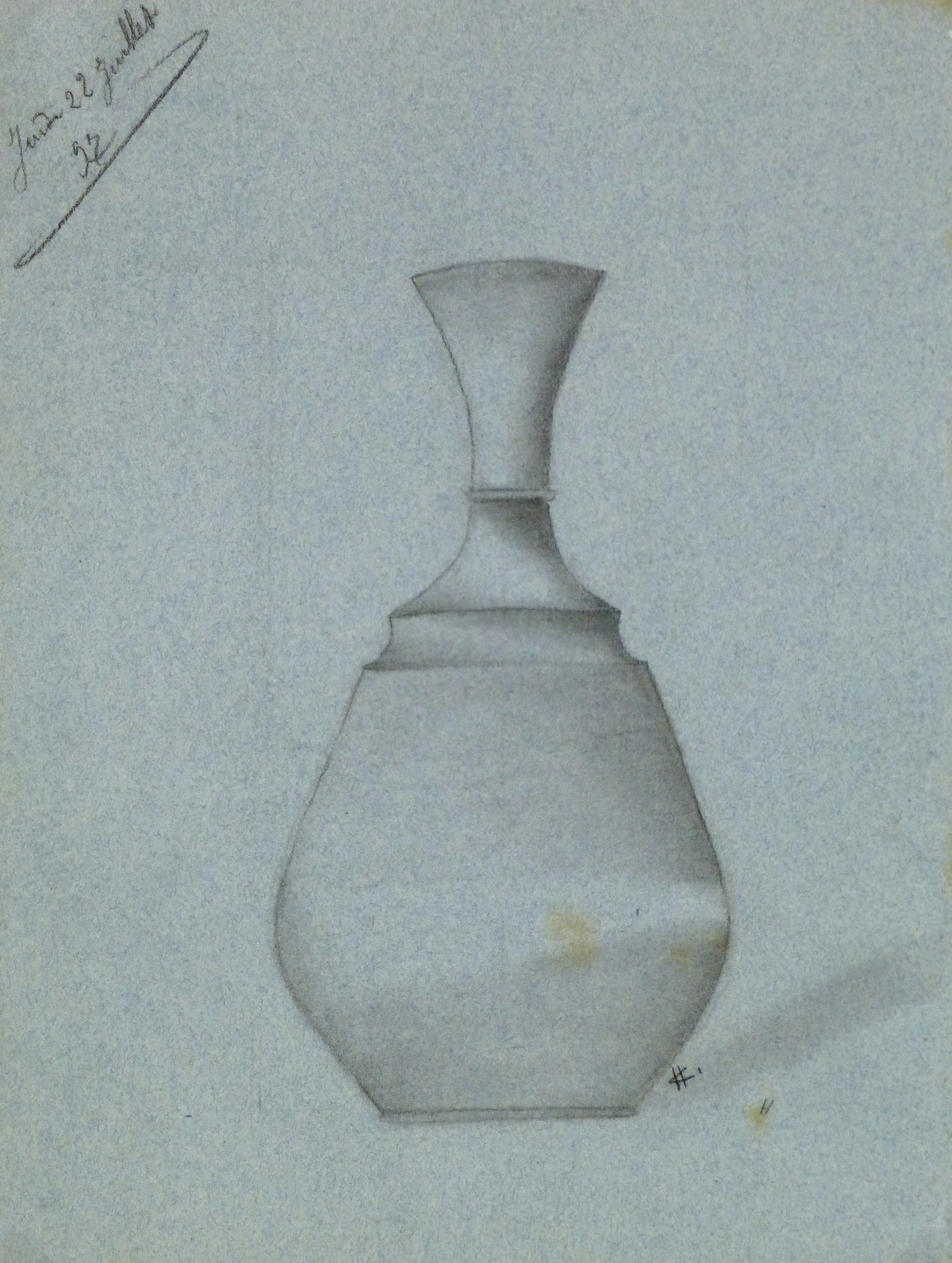 Drawing - Blue Vase, 1897-main-8225K