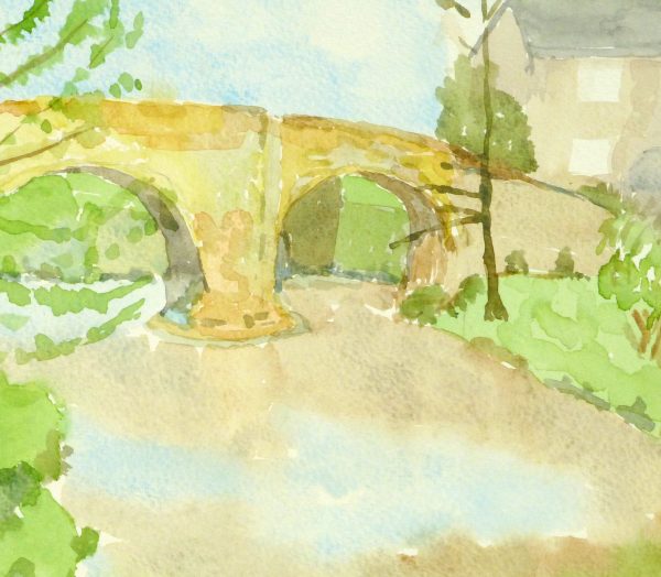 Watercolor - Avon Bridge-detail-8502K