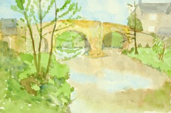 Watercolor - Avon Bridge-main-8502K