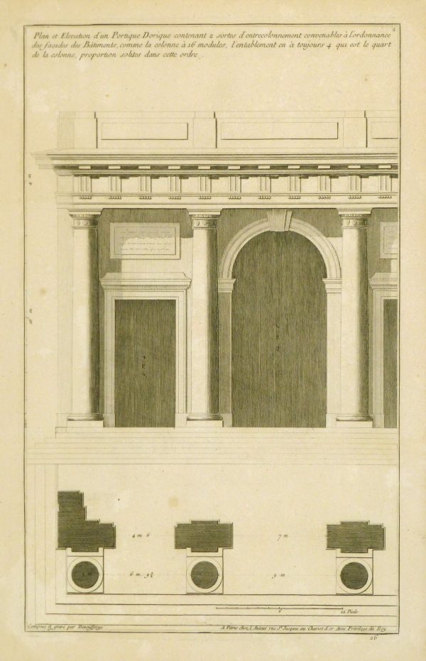 Doric Order Engraving, 1780-main-8519K