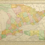 Ontario, Canada Map, 1895-main-8556K