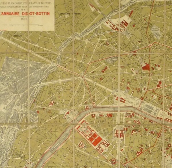Paris World Fair Map, 1889 - Image 3