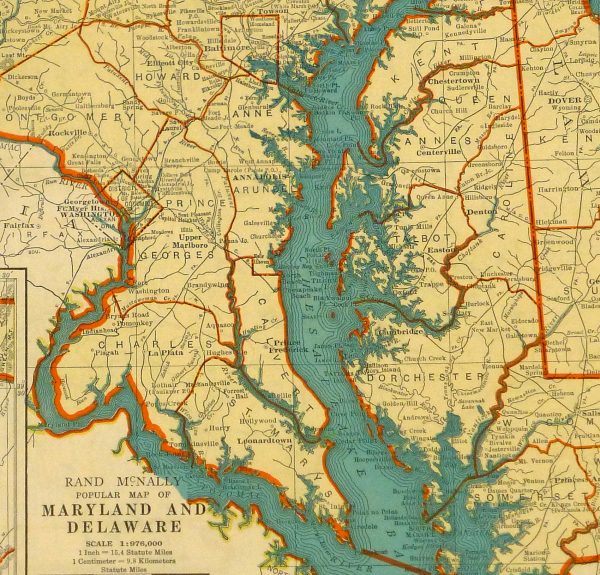 Map of Maryland & Delaware, 1937 - Image 3
