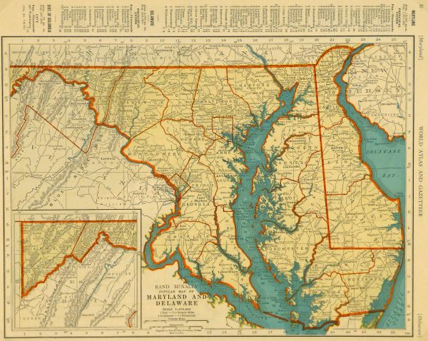 Map of Maryland & Delaware, 1937 - Image 2