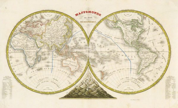 Map of the World, 1842