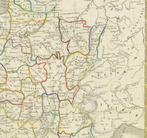 France Map, 1842-detail-8983K