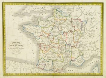 France Map, 1842-main-8983K