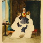 Watercolor - Ladies, Circa 1870-main-9118K