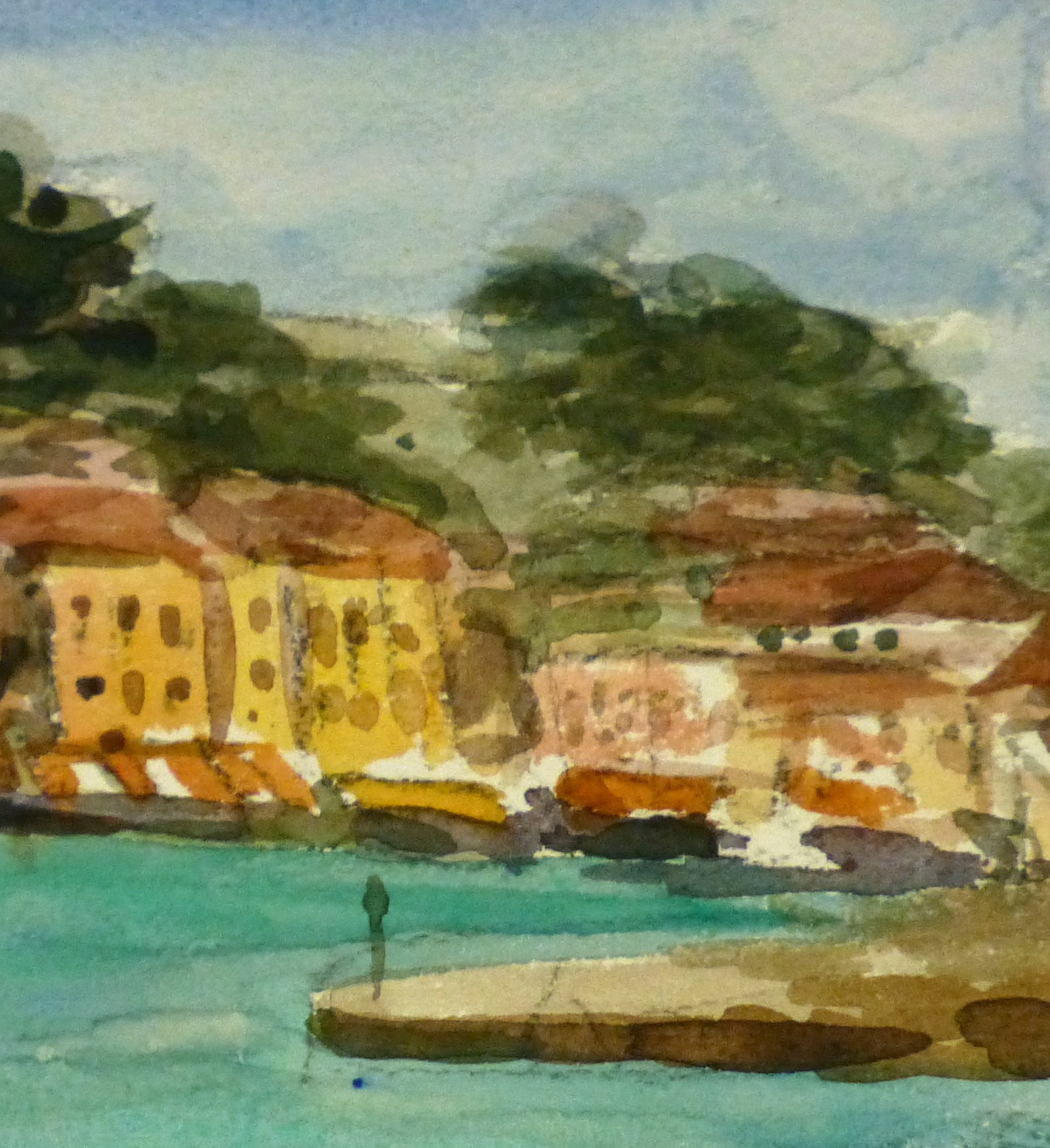 Watercolor - St. Tropez, 1938-detail-9124K
